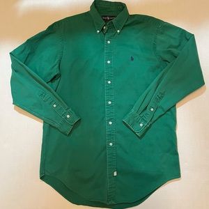 Ralph Lauren Button Up Kelly Green M/L